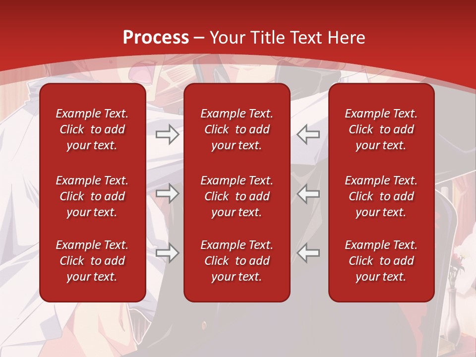 A Couple Of People That Are In A Room PowerPoint Template