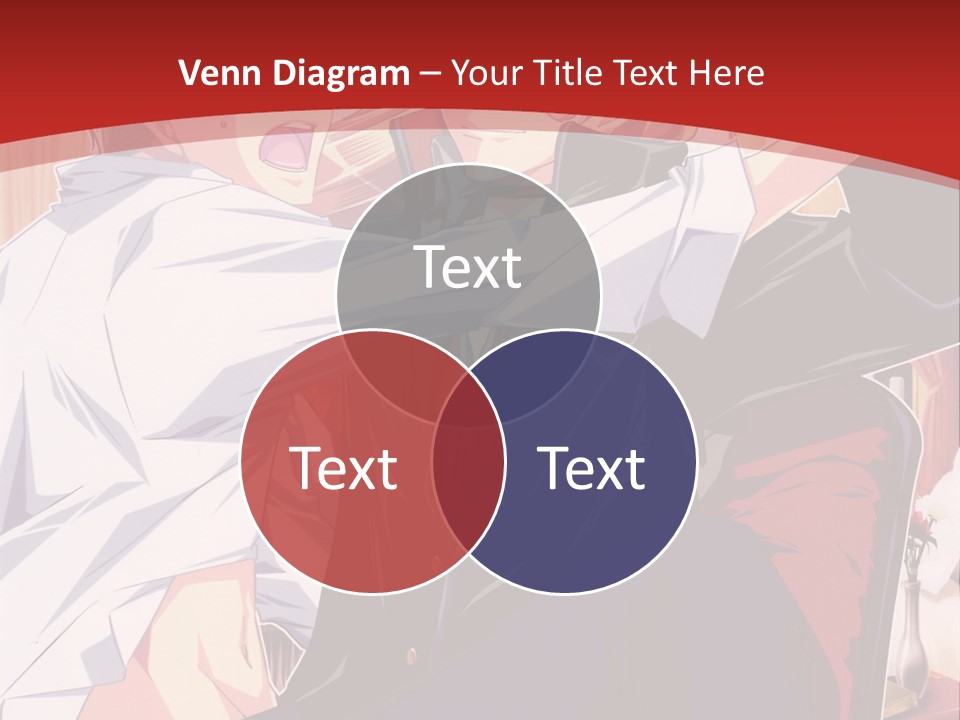 A Couple Of People That Are In A Room PowerPoint Template