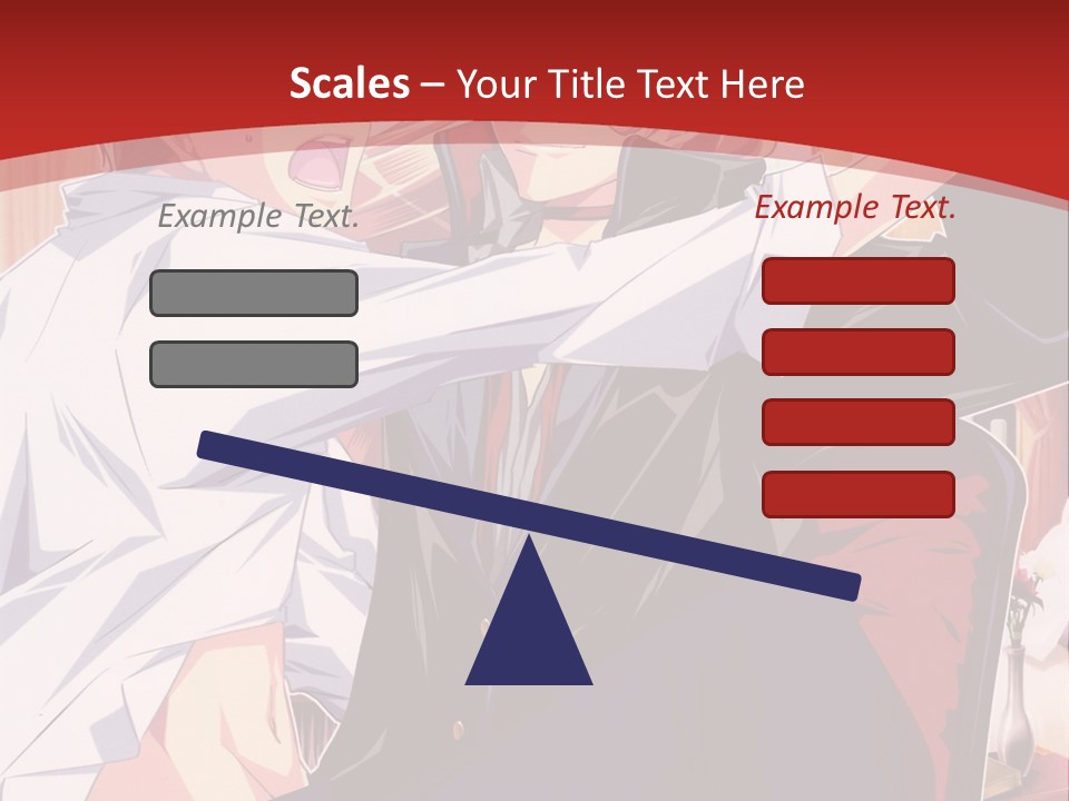 A Couple Of People That Are In A Room PowerPoint Template