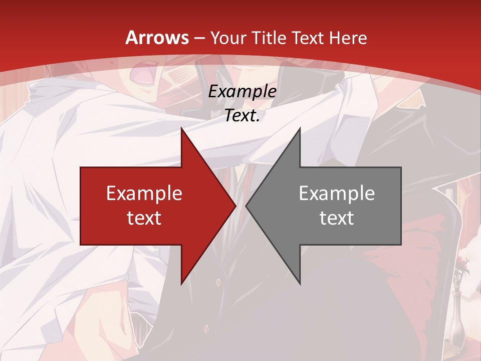 A Couple Of People That Are In A Room PowerPoint Template