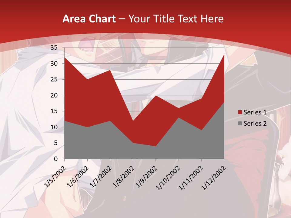 A Couple Of People That Are In A Room PowerPoint Template