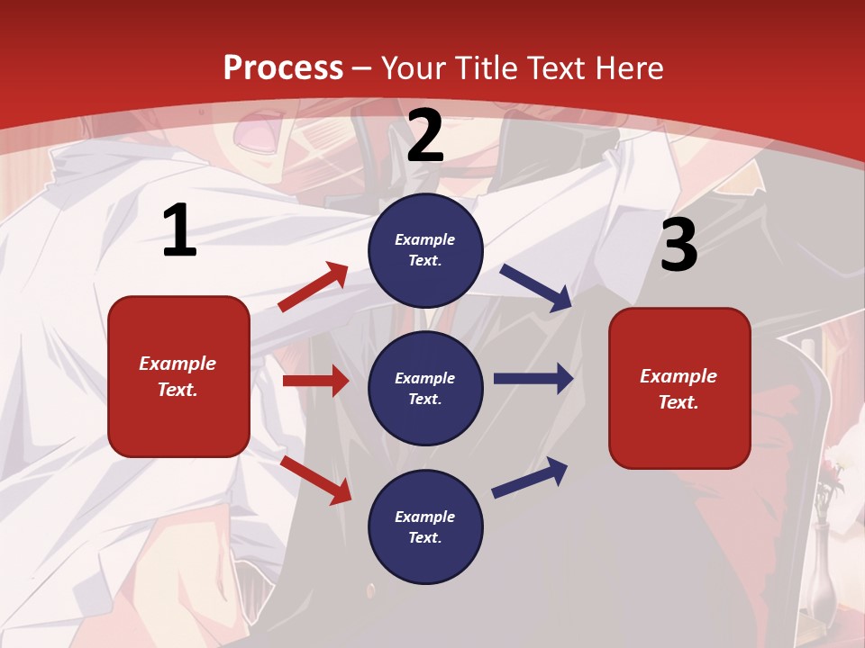 A Couple Of People That Are In A Room PowerPoint Template