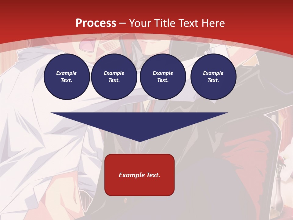 A Couple Of People That Are In A Room PowerPoint Template