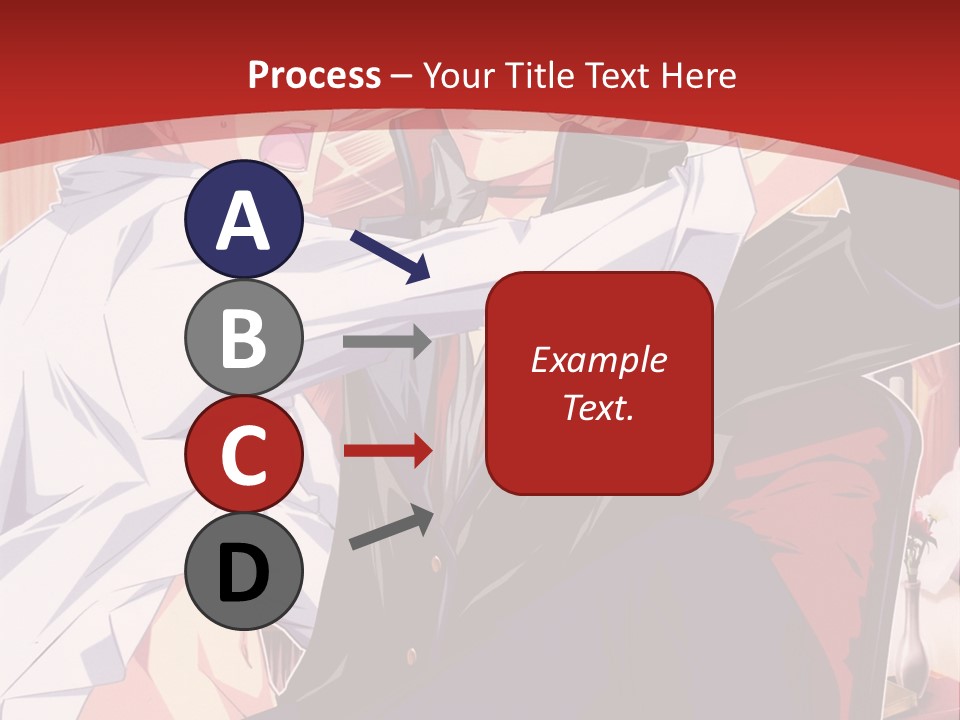 A Couple Of People That Are In A Room PowerPoint Template