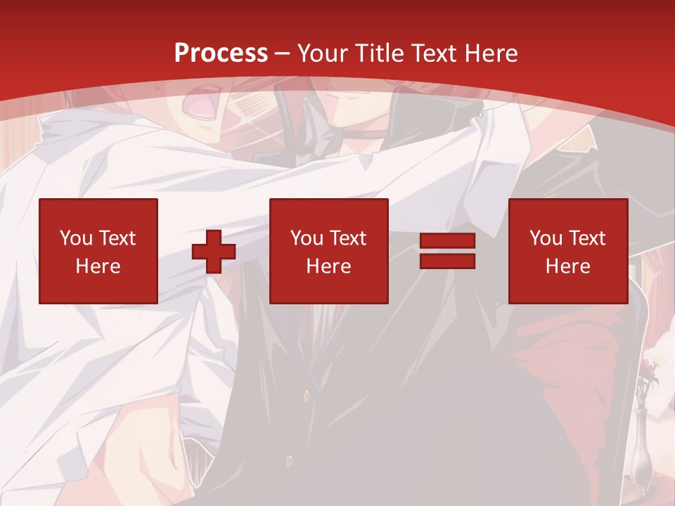 A Couple Of People That Are In A Room PowerPoint Template