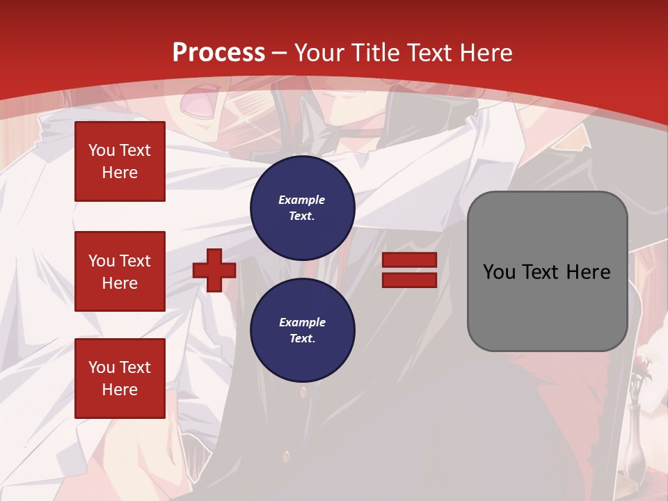 A Couple Of People That Are In A Room PowerPoint Template