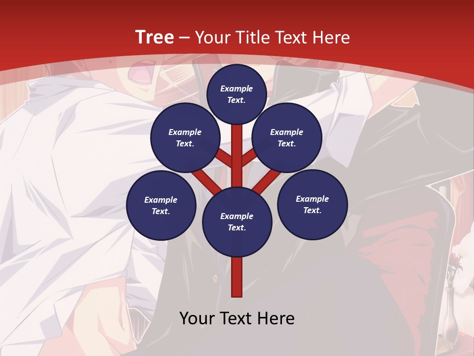 A Couple Of People That Are In A Room PowerPoint Template