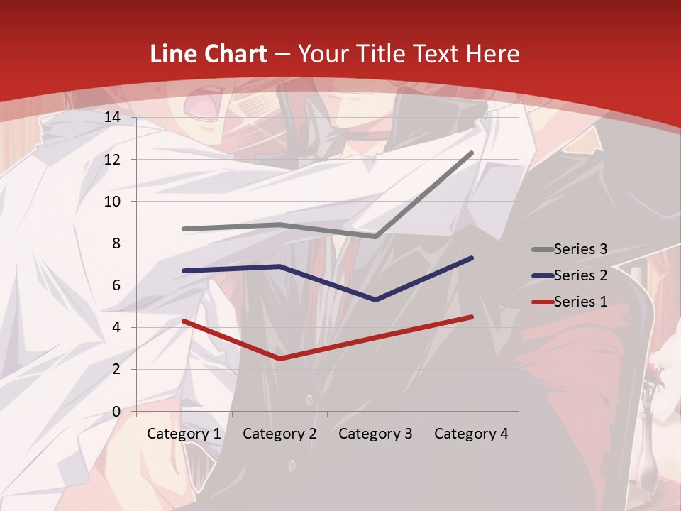 A Couple Of People That Are In A Room PowerPoint Template