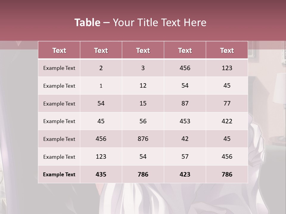 A Man And Woman Kissing In A Living Room PowerPoint Template