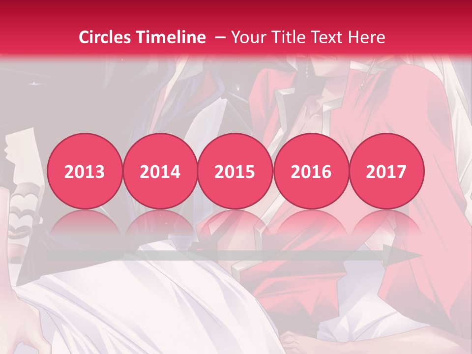 A Man And Woman In A Bed With A Red Background PowerPoint Template