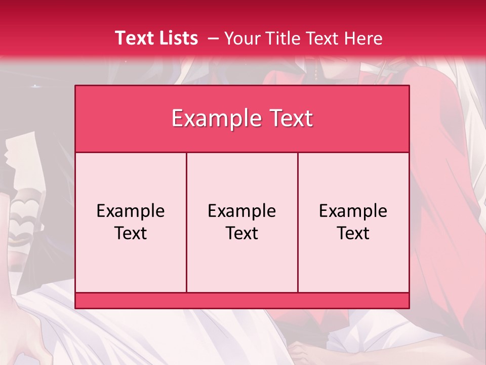 A Man And Woman In A Bed With A Red Background PowerPoint Template