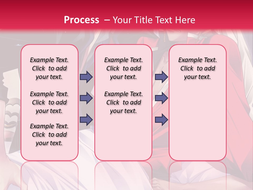 A Man And Woman In A Bed With A Red Background PowerPoint Template