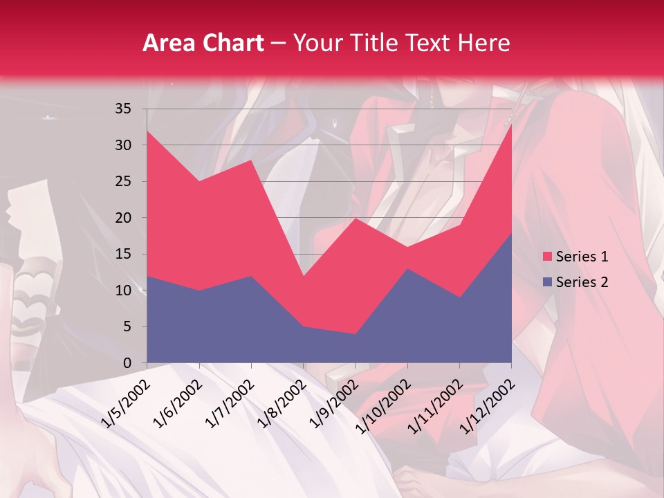 A Man And Woman In A Bed With A Red Background PowerPoint Template