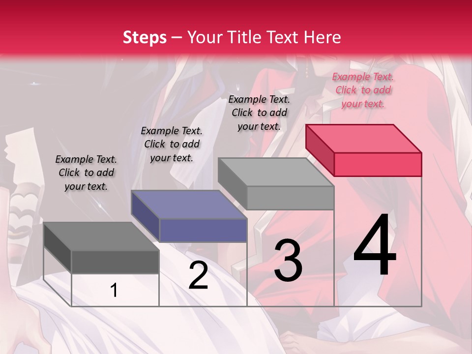 A Man And Woman In A Bed With A Red Background PowerPoint Template