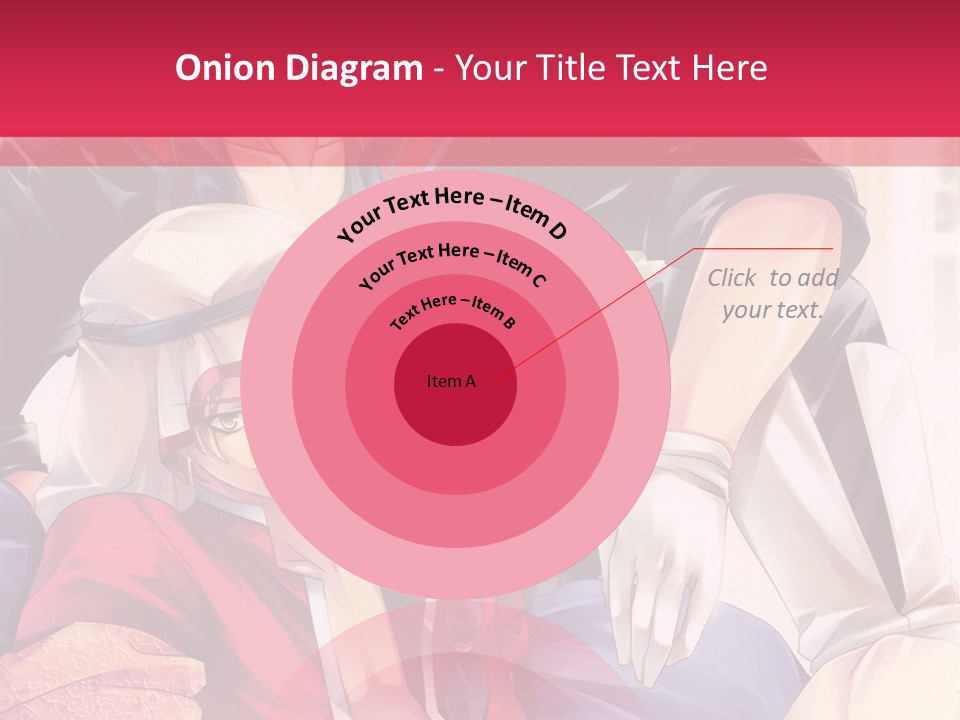 A Couple Of Anime Characters Sitting Next To Each Other PowerPoint Template