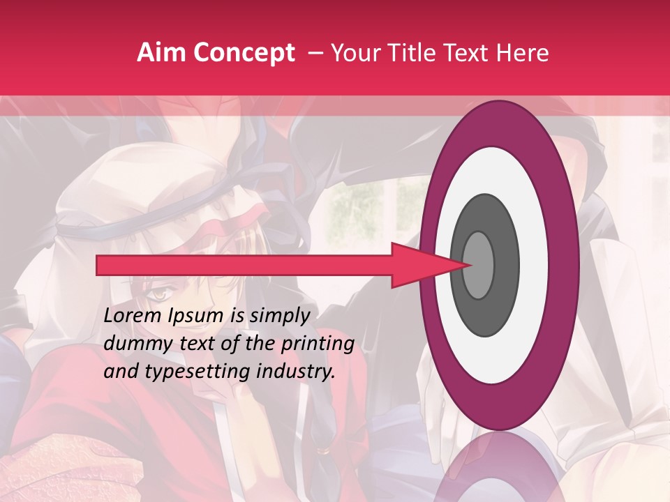 A Couple Of Anime Characters Sitting Next To Each Other PowerPoint Template