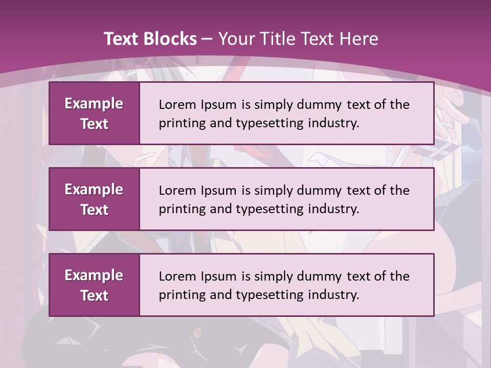 A Person Sitting On A Chair With A Purple Background PowerPoint Template