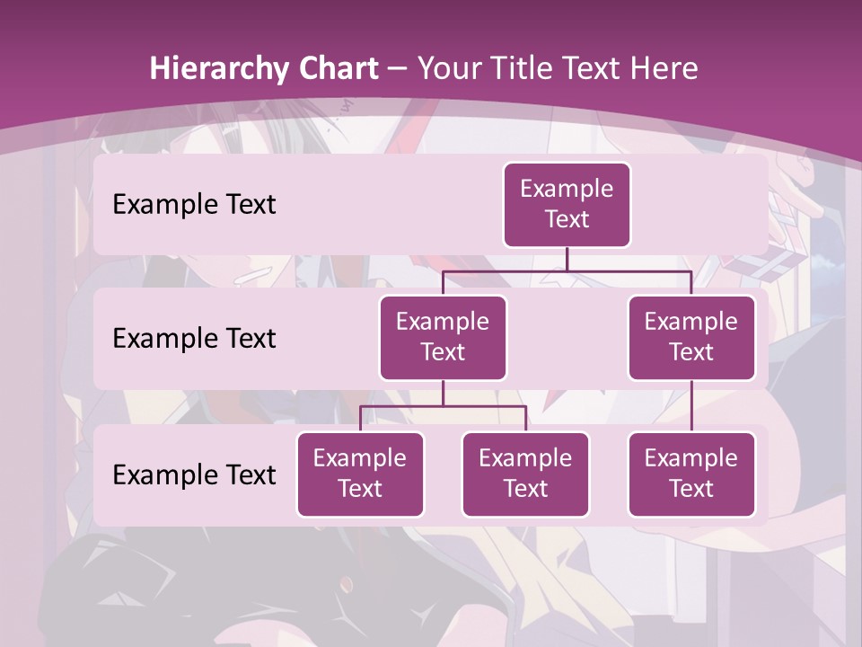 A Person Sitting On A Chair With A Purple Background PowerPoint Template