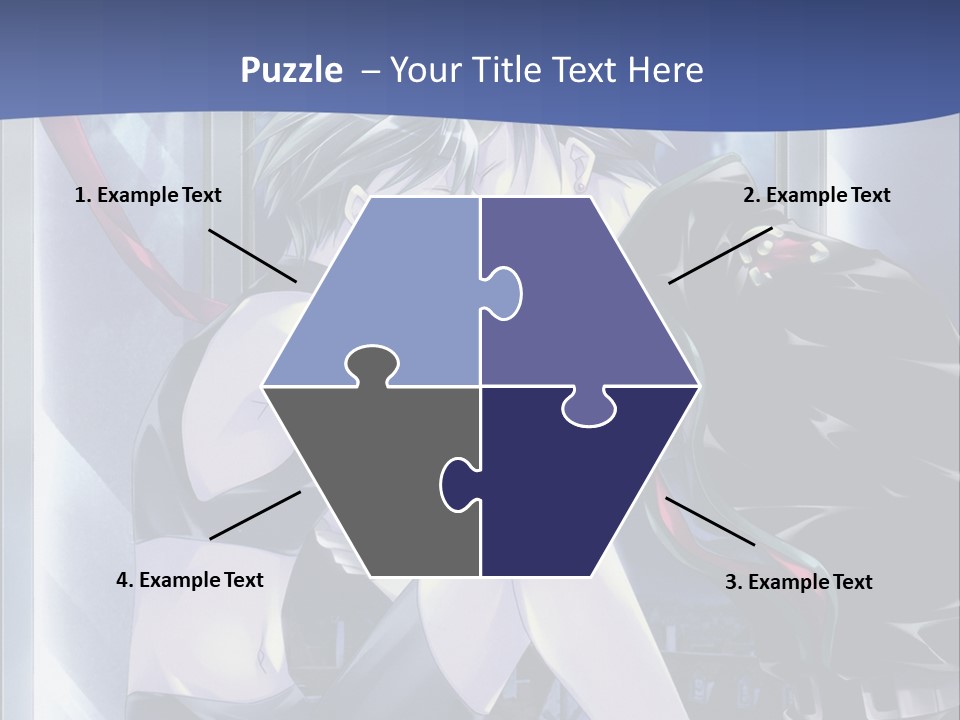 A Couple Kissing In Front Of A Full Moon PowerPoint Template
