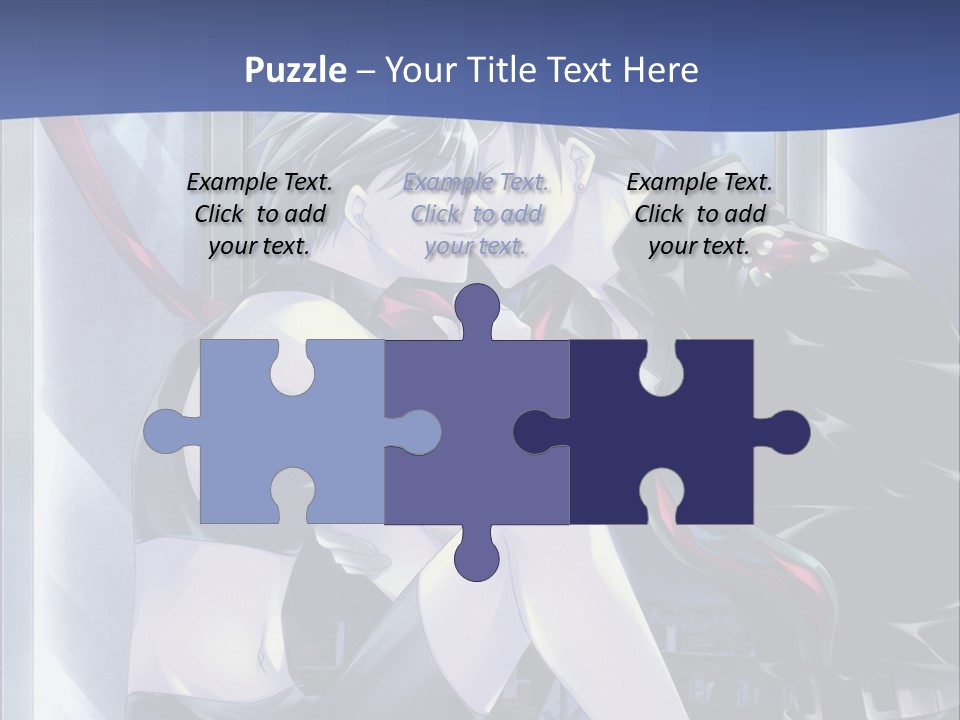 A Couple Kissing In Front Of A Full Moon PowerPoint Template