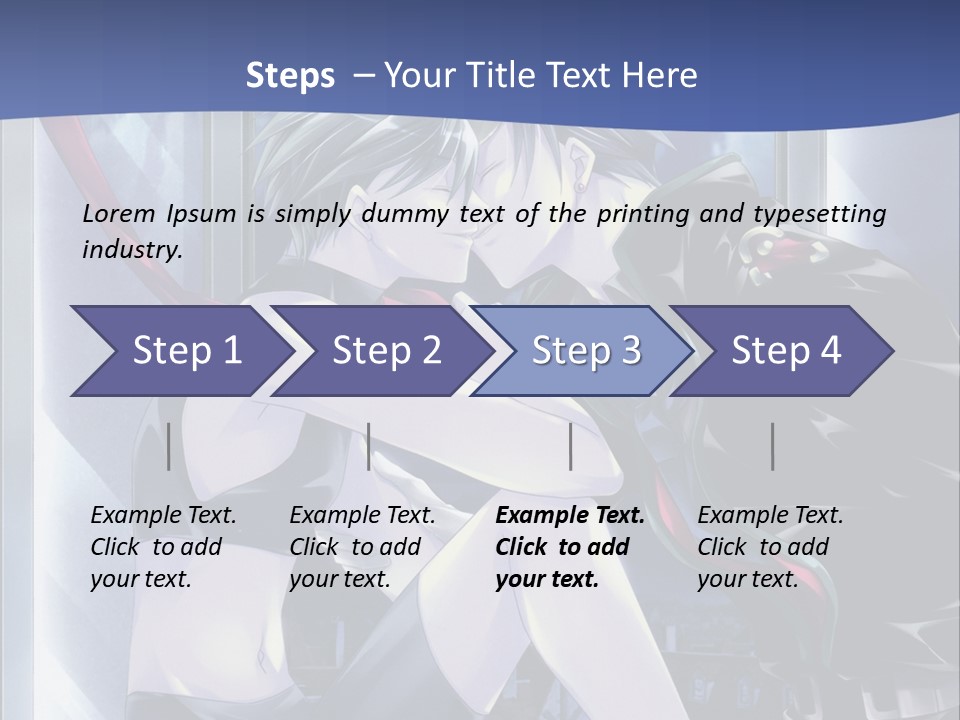 A Couple Kissing In Front Of A Full Moon PowerPoint Template