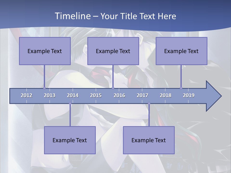 A Couple Kissing In Front Of A Full Moon PowerPoint Template