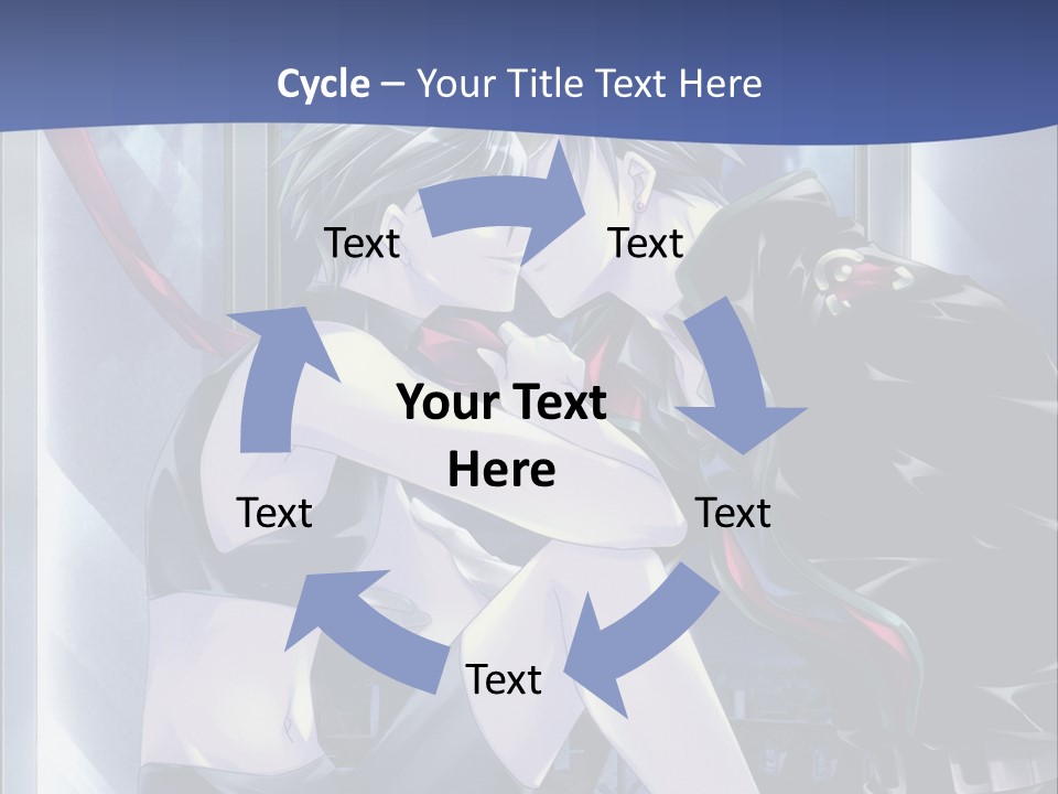 A Couple Kissing In Front Of A Full Moon PowerPoint Template