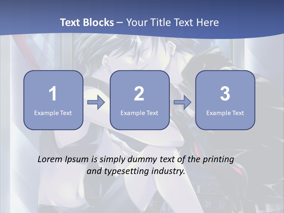A Couple Kissing In Front Of A Full Moon PowerPoint Template