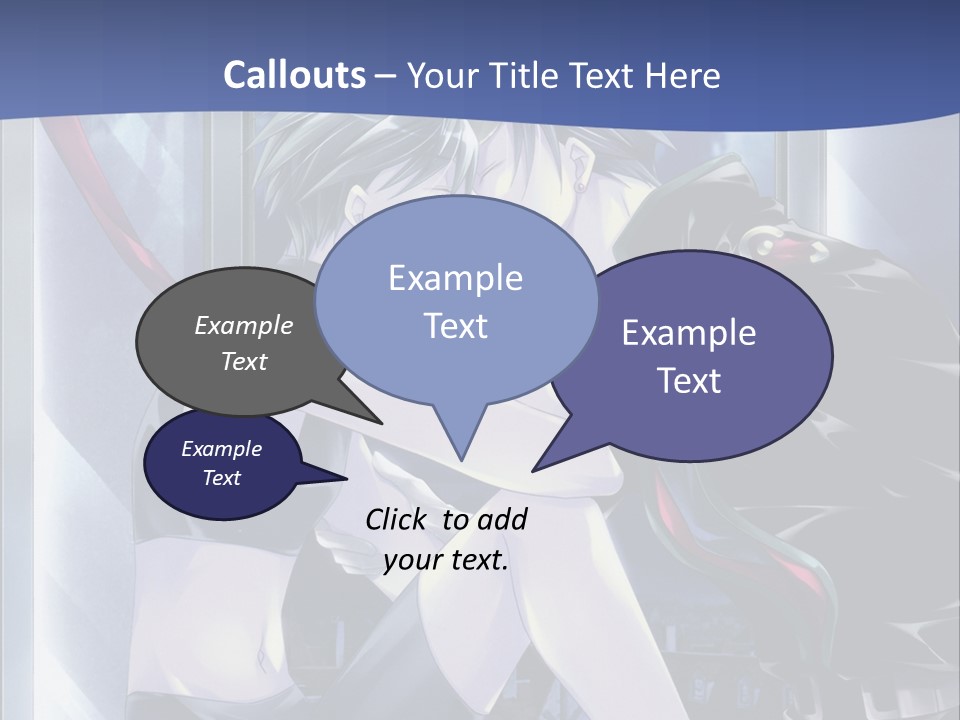 A Couple Kissing In Front Of A Full Moon PowerPoint Template