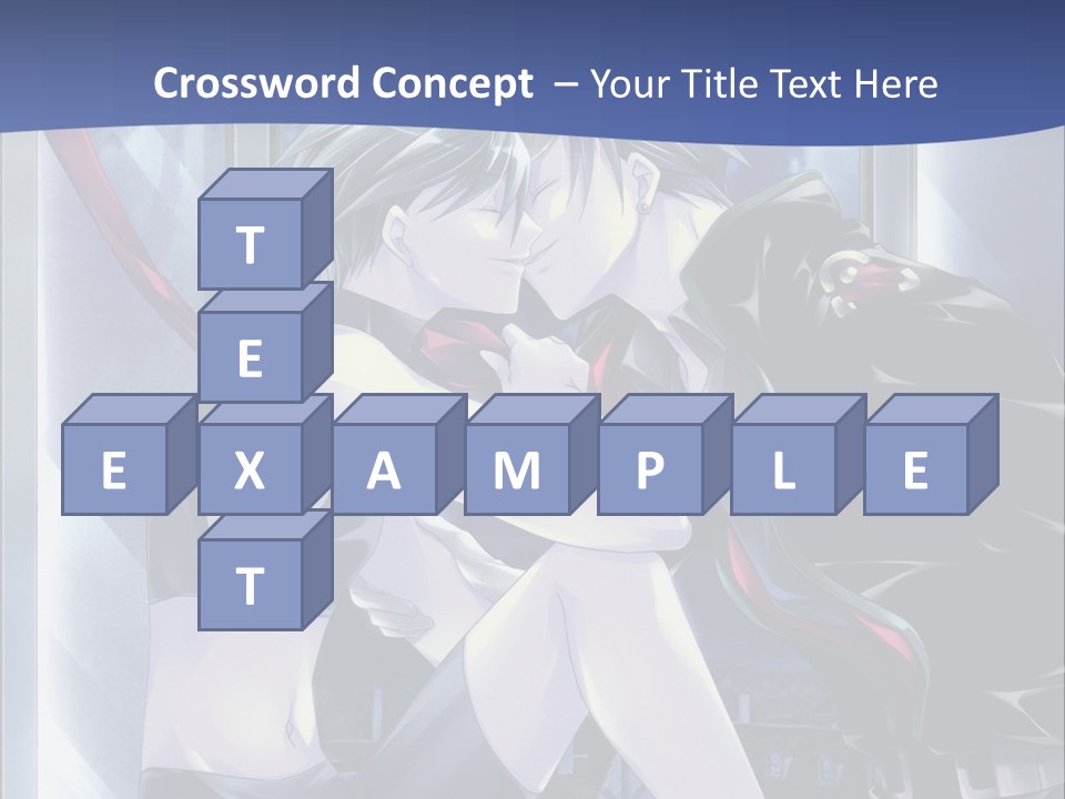 A Couple Kissing In Front Of A Full Moon PowerPoint Template