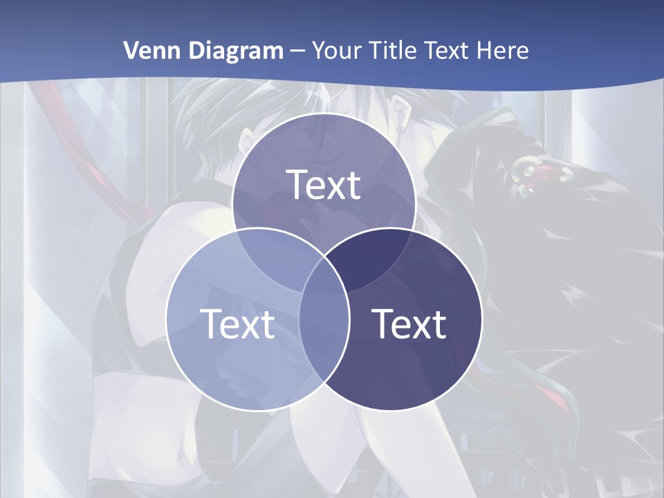 A Couple Kissing In Front Of A Full Moon PowerPoint Template