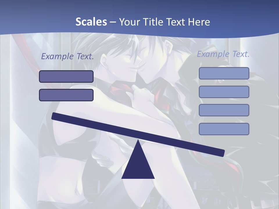 A Couple Kissing In Front Of A Full Moon PowerPoint Template