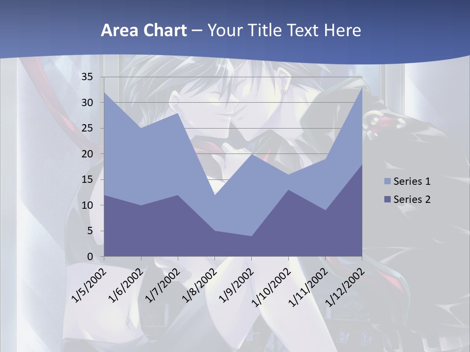 A Couple Kissing In Front Of A Full Moon PowerPoint Template