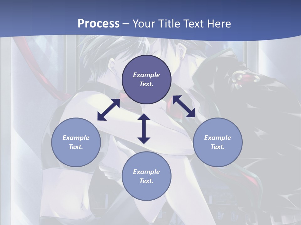 A Couple Kissing In Front Of A Full Moon PowerPoint Template
