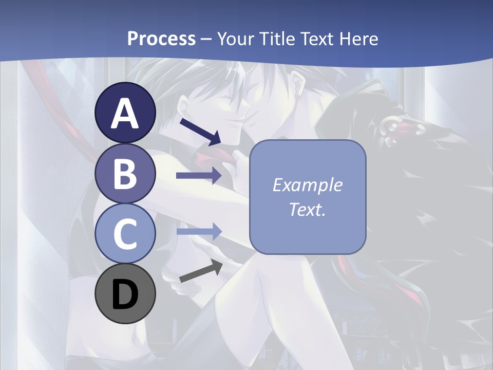 A Couple Kissing In Front Of A Full Moon PowerPoint Template