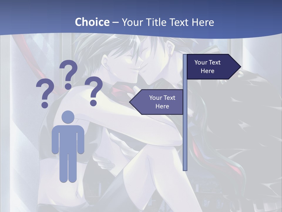 A Couple Kissing In Front Of A Full Moon PowerPoint Template