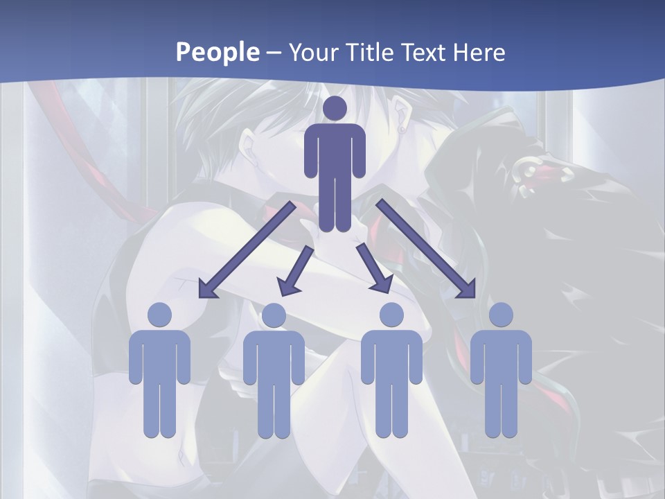 A Couple Kissing In Front Of A Full Moon PowerPoint Template