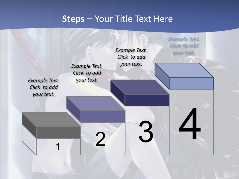 A Couple Kissing In Front Of A Full Moon PowerPoint Template