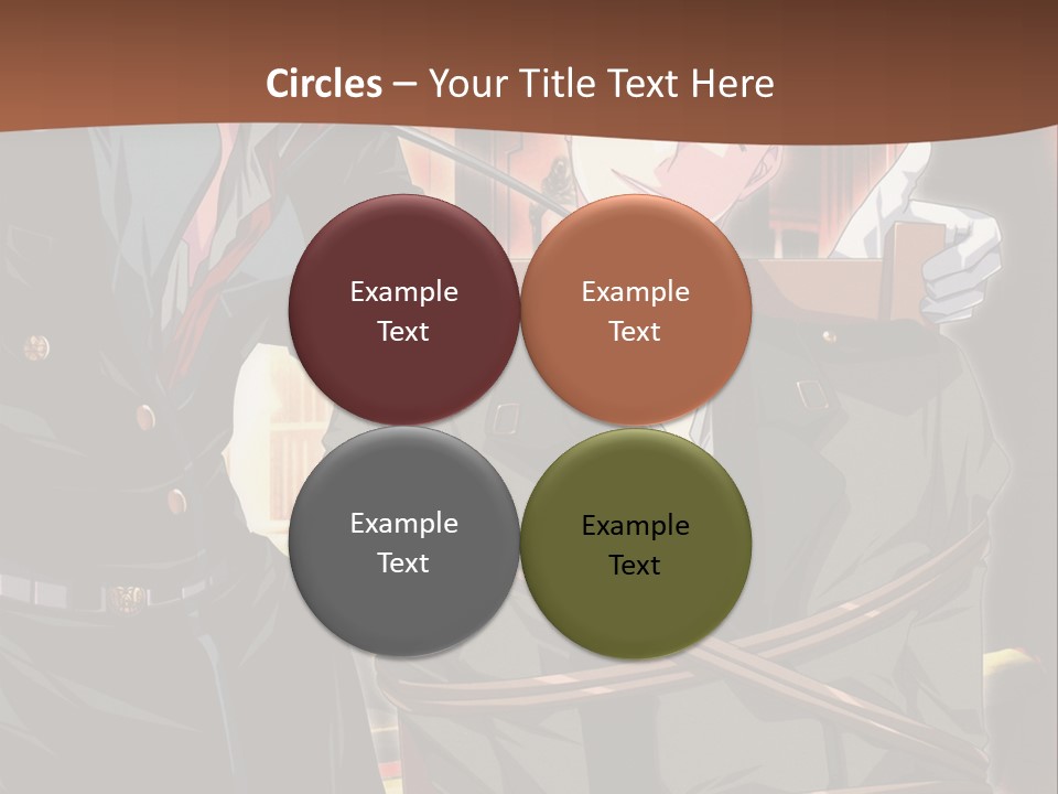 A Couple Of People Sitting Next To Each Other PowerPoint Template