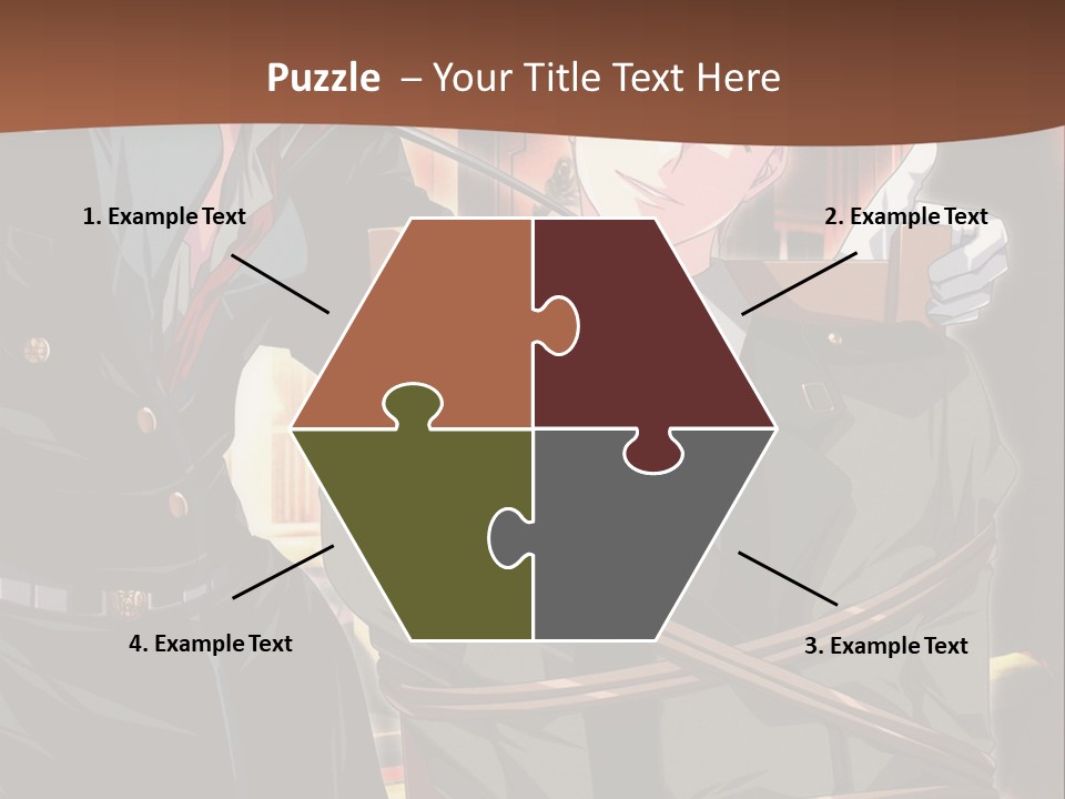 A Couple Of People Sitting Next To Each Other PowerPoint Template