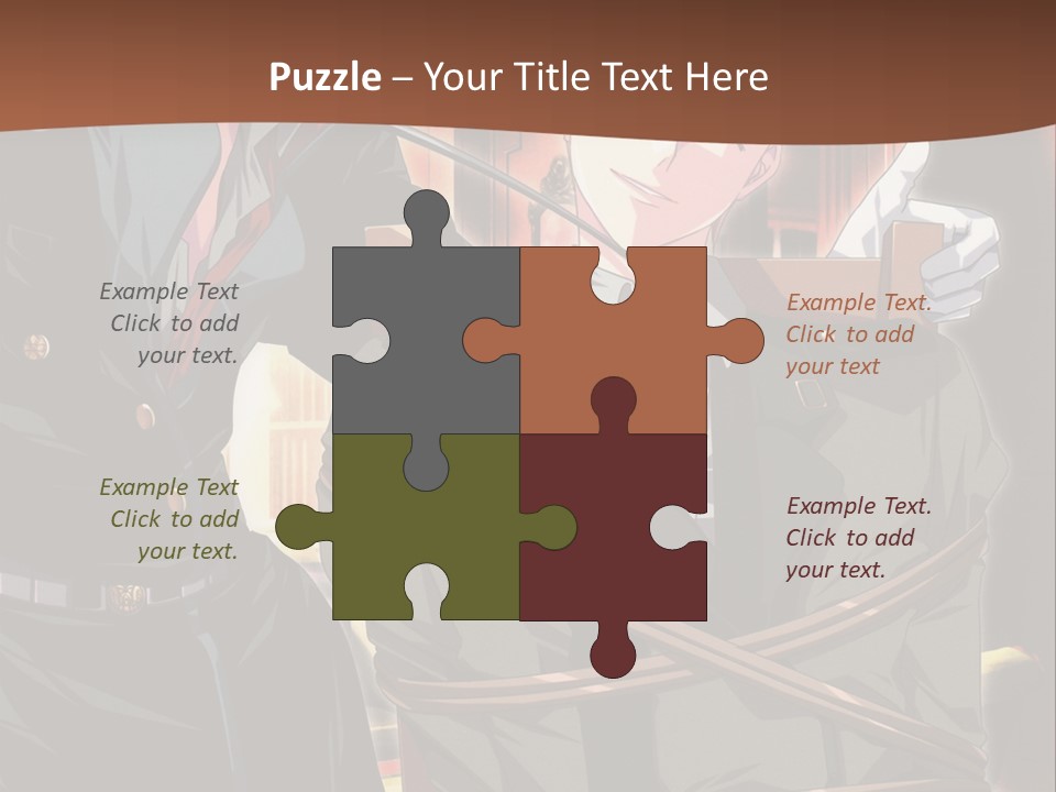 A Couple Of People Sitting Next To Each Other PowerPoint Template