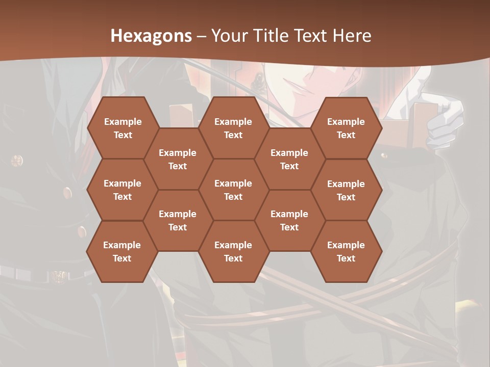 A Couple Of People Sitting Next To Each Other PowerPoint Template