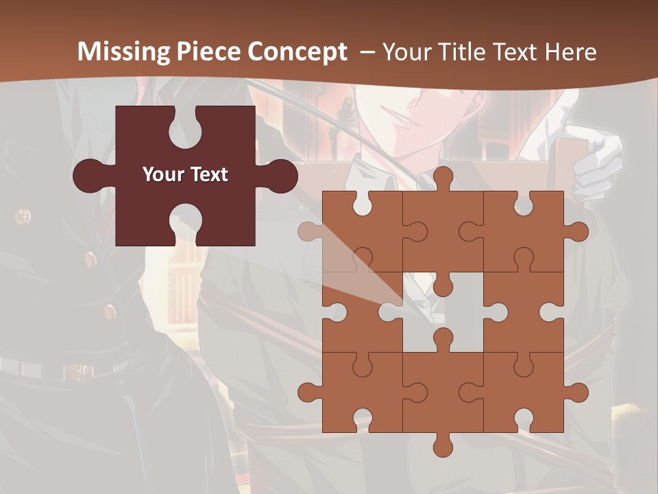 A Couple Of People Sitting Next To Each Other PowerPoint Template