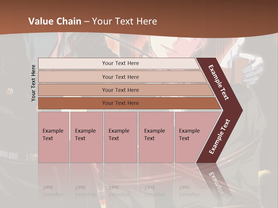 A Couple Of People Sitting Next To Each Other PowerPoint Template