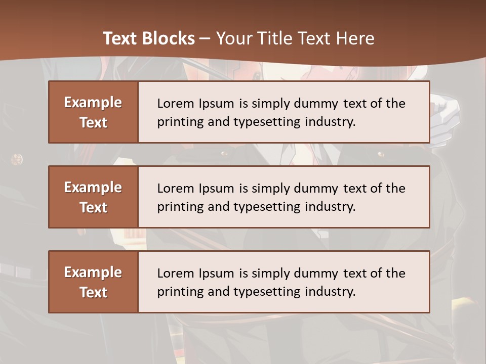 A Couple Of People Sitting Next To Each Other PowerPoint Template