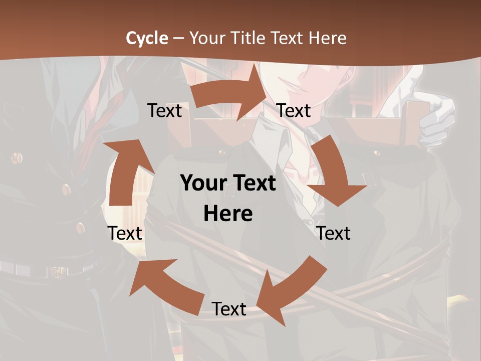 A Couple Of People Sitting Next To Each Other PowerPoint Template