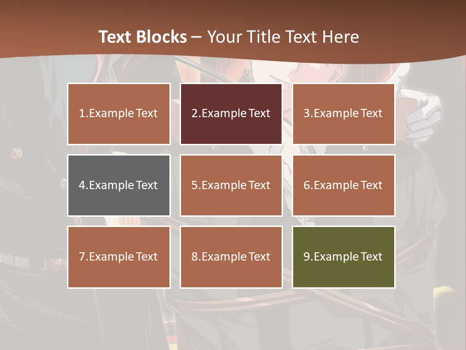 A Couple Of People Sitting Next To Each Other PowerPoint Template
