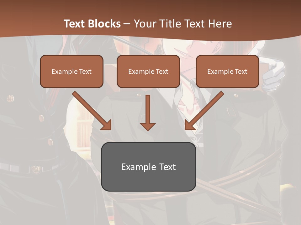 A Couple Of People Sitting Next To Each Other PowerPoint Template