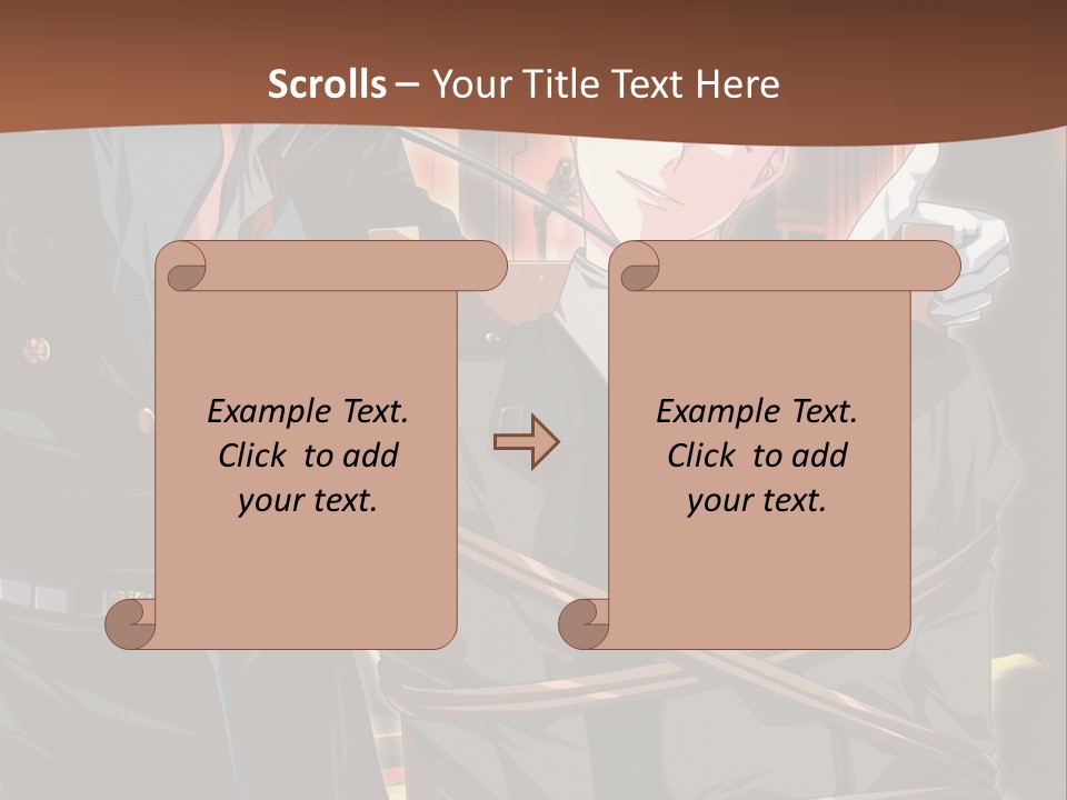 A Couple Of People Sitting Next To Each Other PowerPoint Template