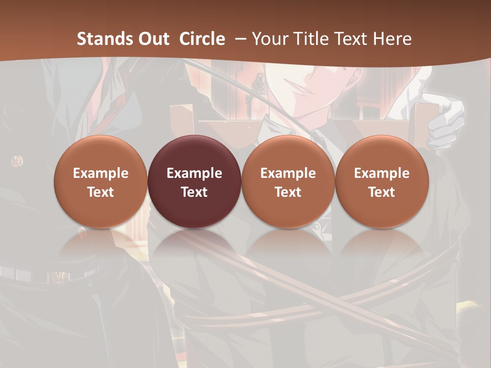 A Couple Of People Sitting Next To Each Other PowerPoint Template